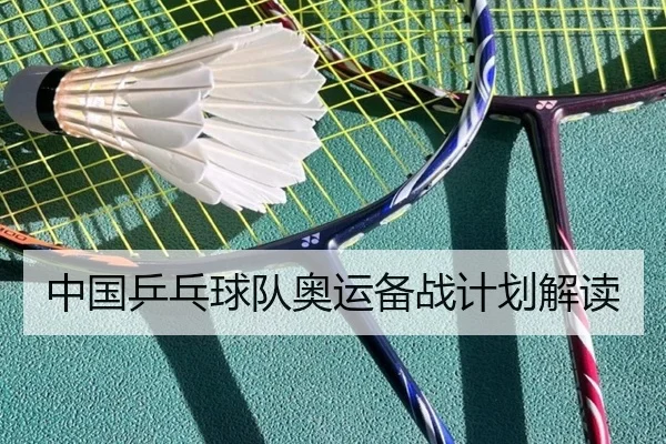 中国乒乓球队奥运备战计划解读